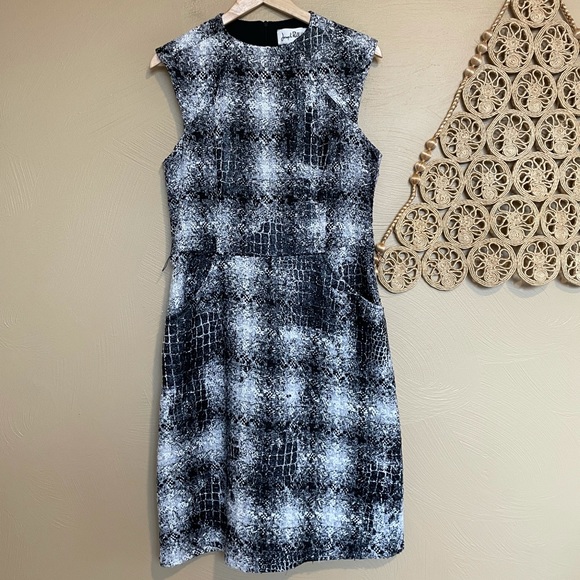 Joseph Ribkoff Tweed Dress and Bolero Set, Size 10 - Picture 3 of 16